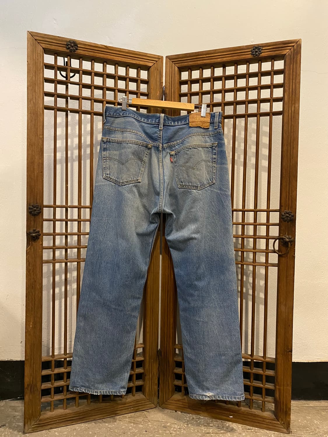 90S 리바이스 501 USA 데님 팬츠 35“ 상품이미지2