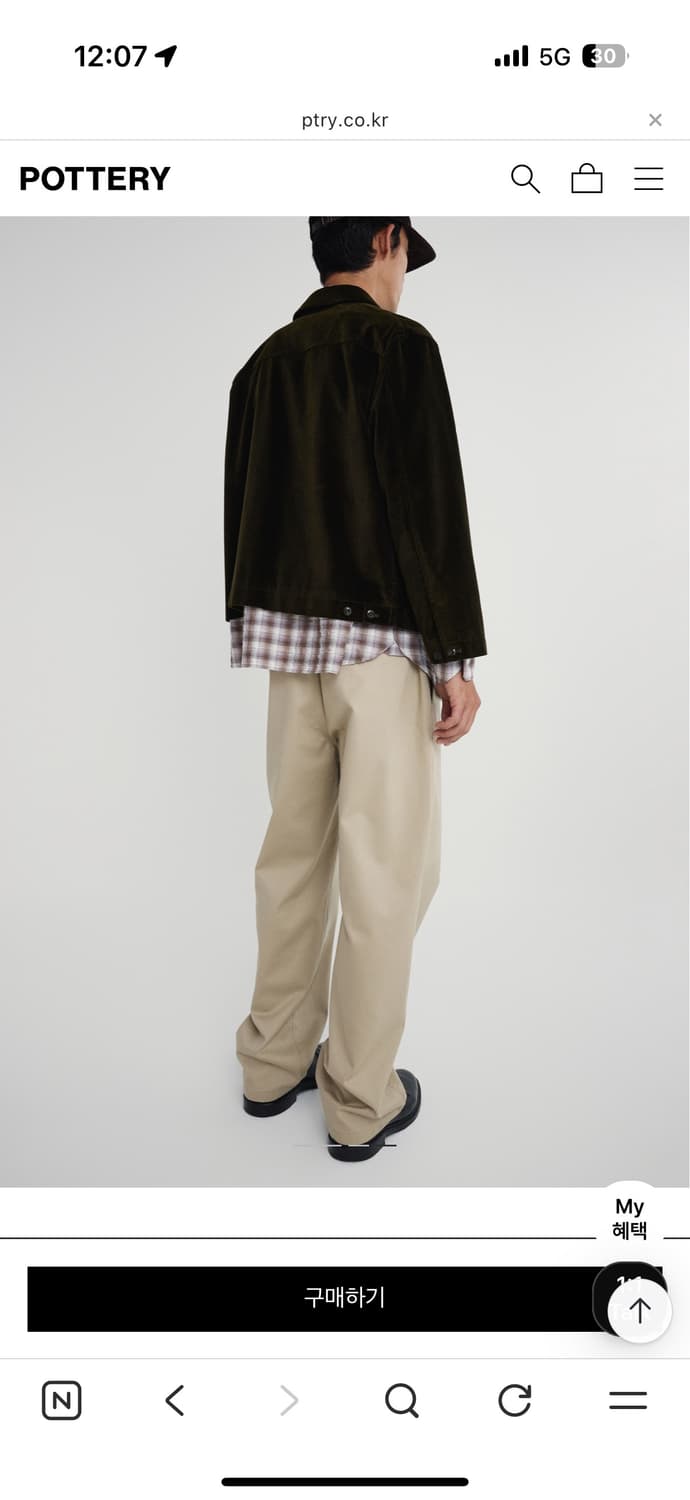 오피서 치노 팬츠 라이트 베이지 3사이즈 팝니다. 상품이미지2