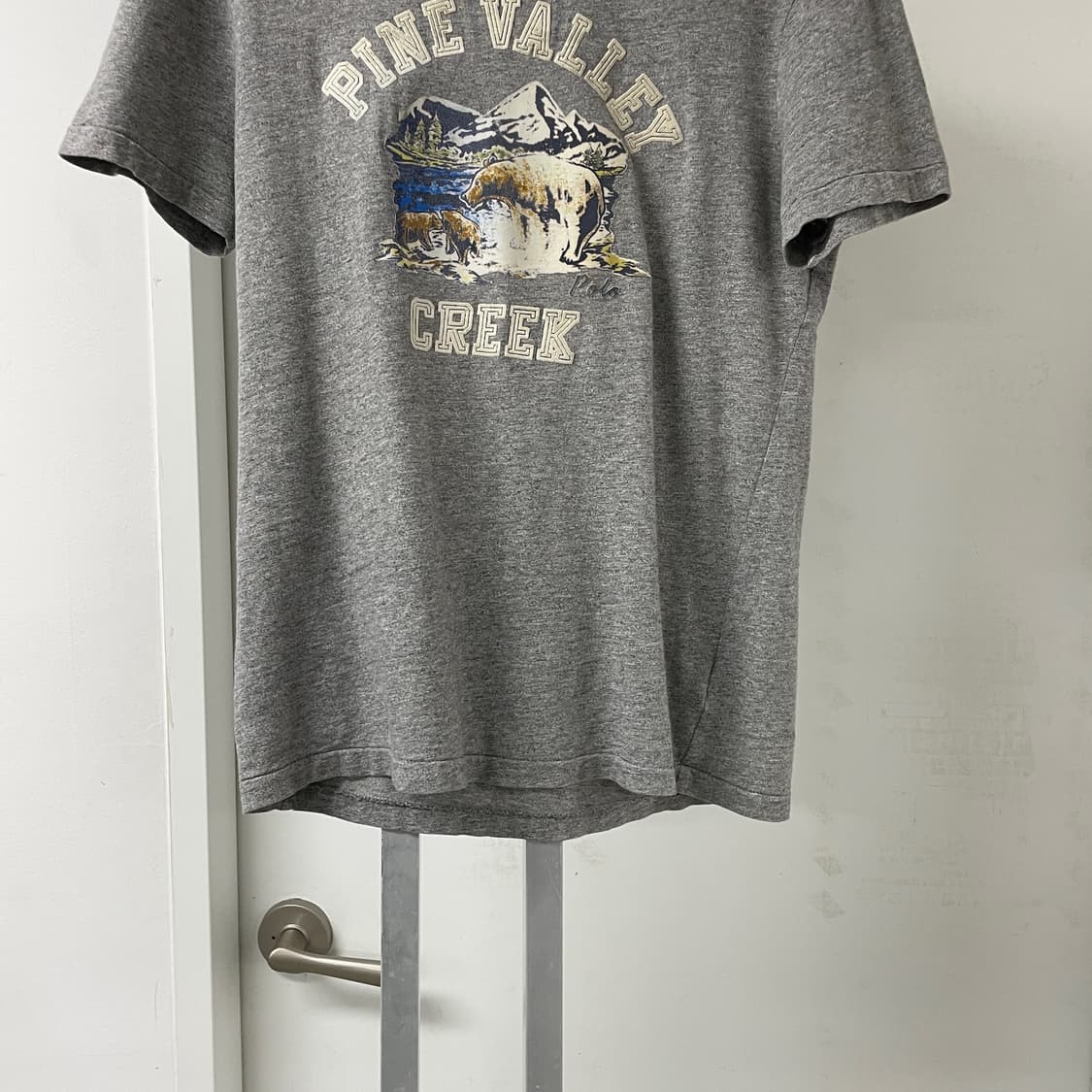 폴로 랄프로렌 그레이 반팔 티셔츠 M 상품이미지3