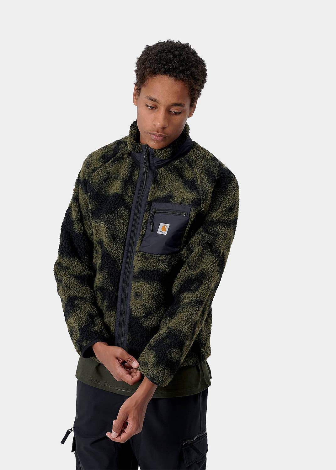 칼하트 WIP 카모 플리스 집업 상품이미지2