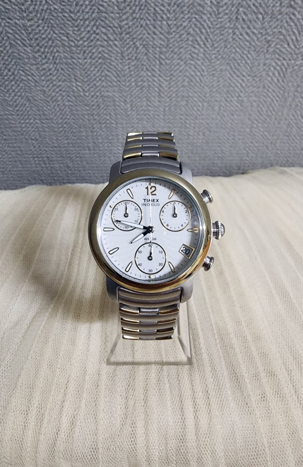빈티지 00's 타이맥스 (Timex) 인디글로 크로노그래프 공용 상품이미지1