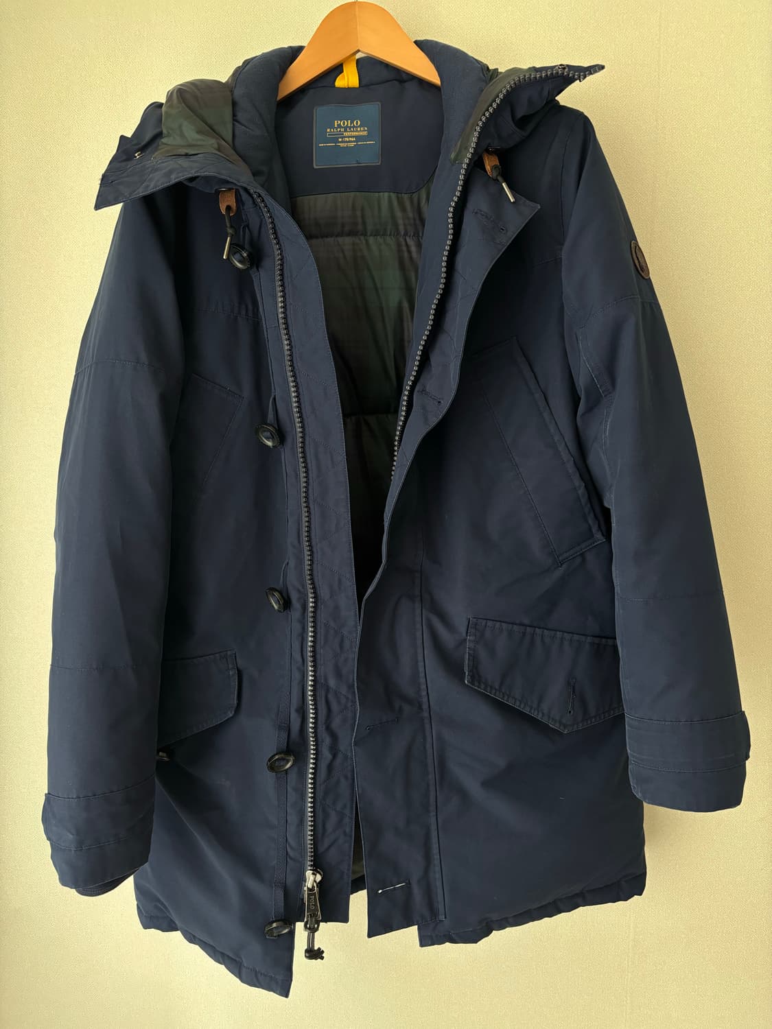폴로 파카M 네이비색상 (착샷 유) 상품이미지1