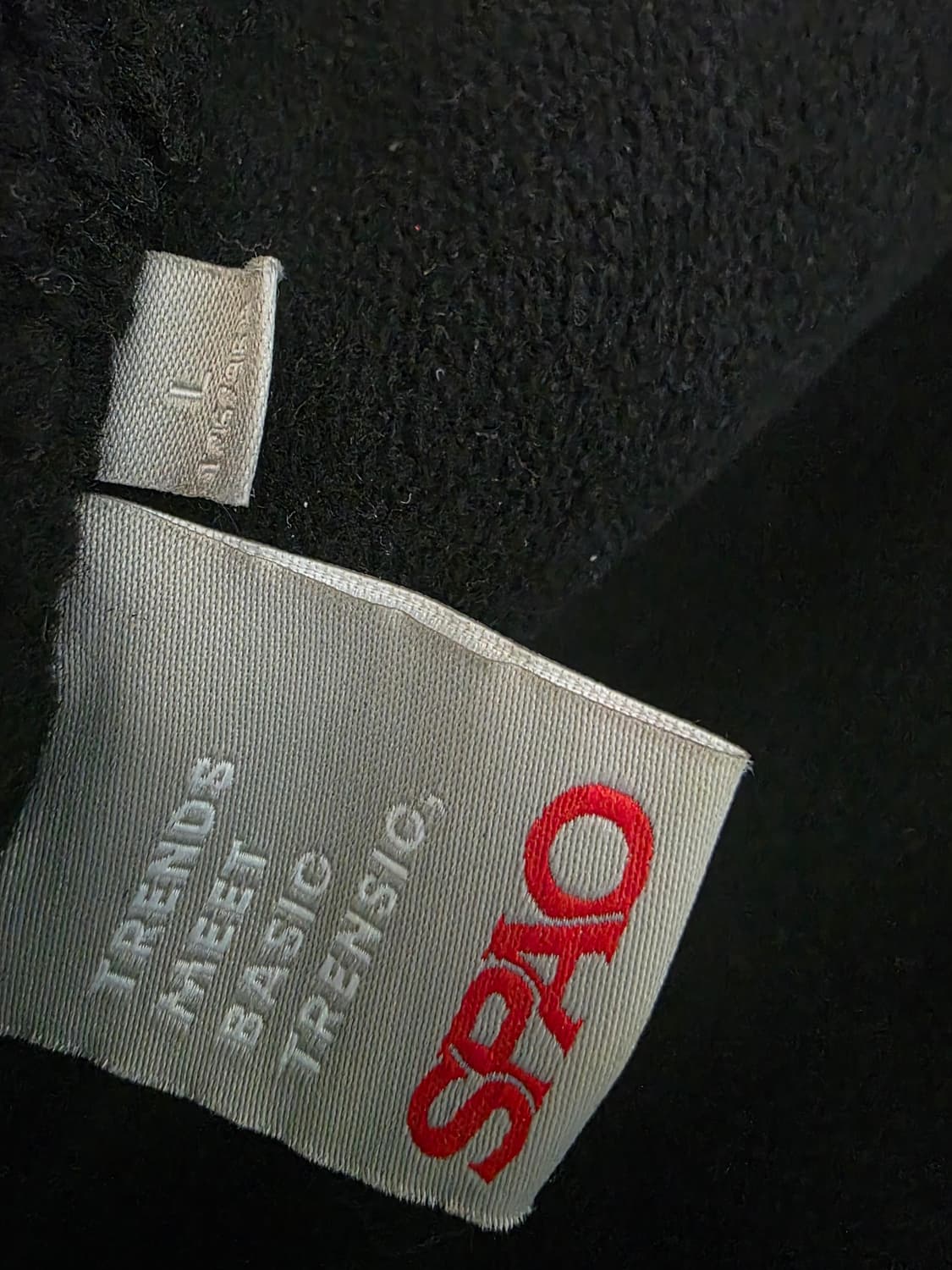 스파오 블랙 포켓 후리스 뽀글이 상품이미지4