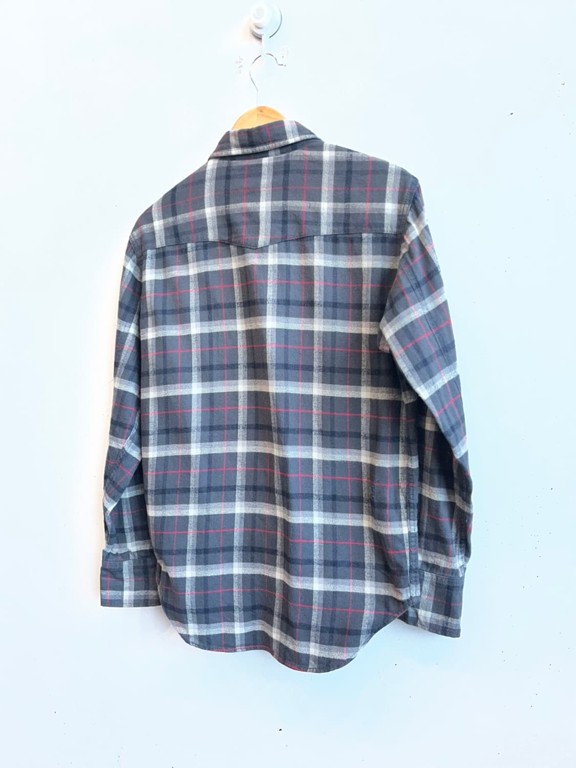 리바이스 재팬 플란넬 웨스턴 체크 셔츠 M 상품이미지4