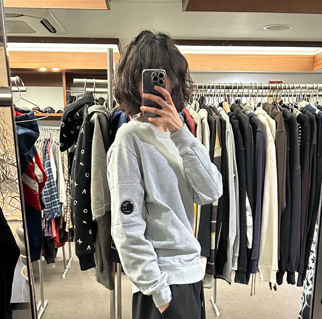 95)C.P Company 빈티지 그레이스톤 스웻셔츠 상품이미지1