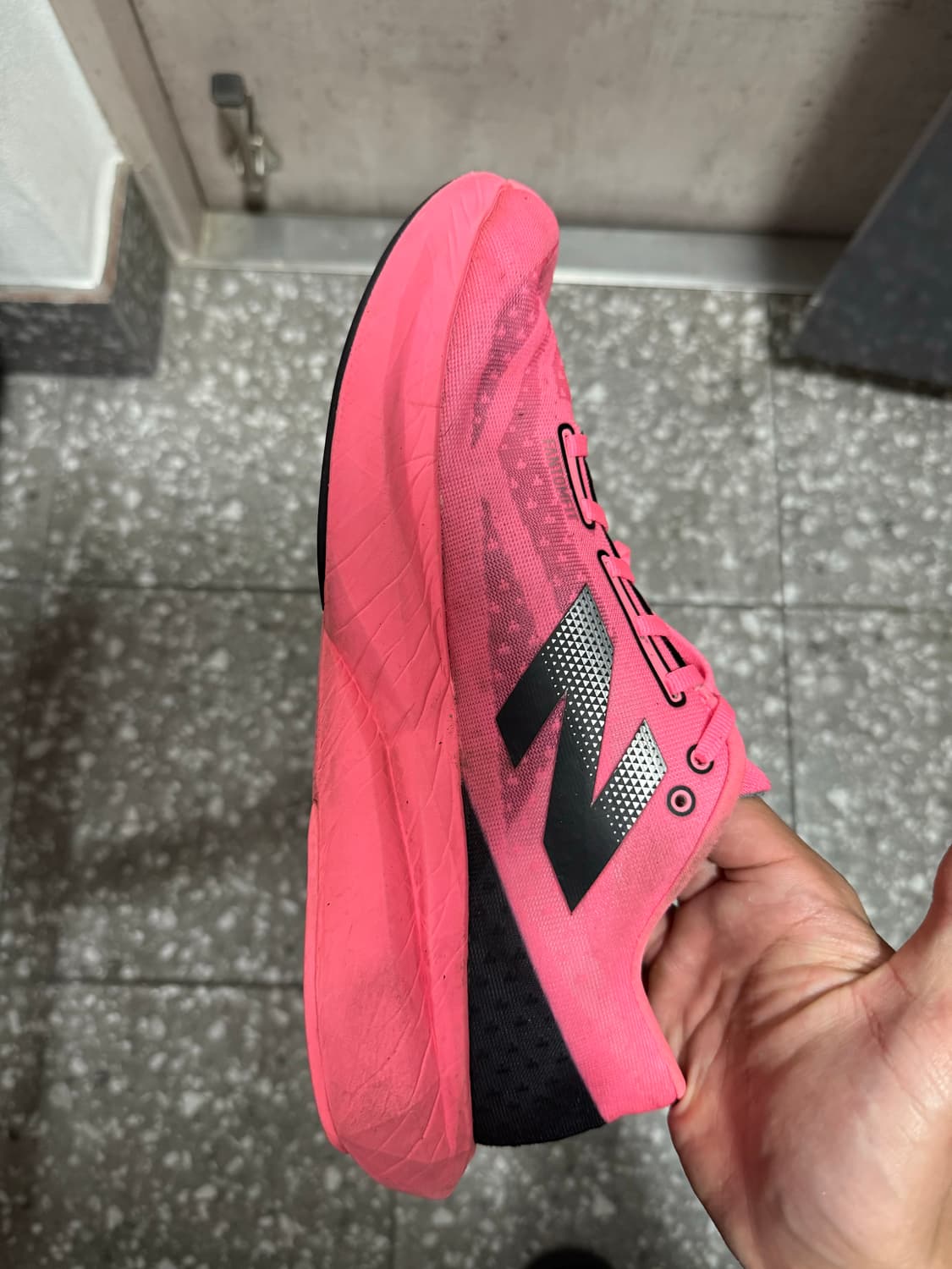 뉴발란스 퓨어셀 레벨 v4 울트라 핑크 D 스텐다드 상품이미지3