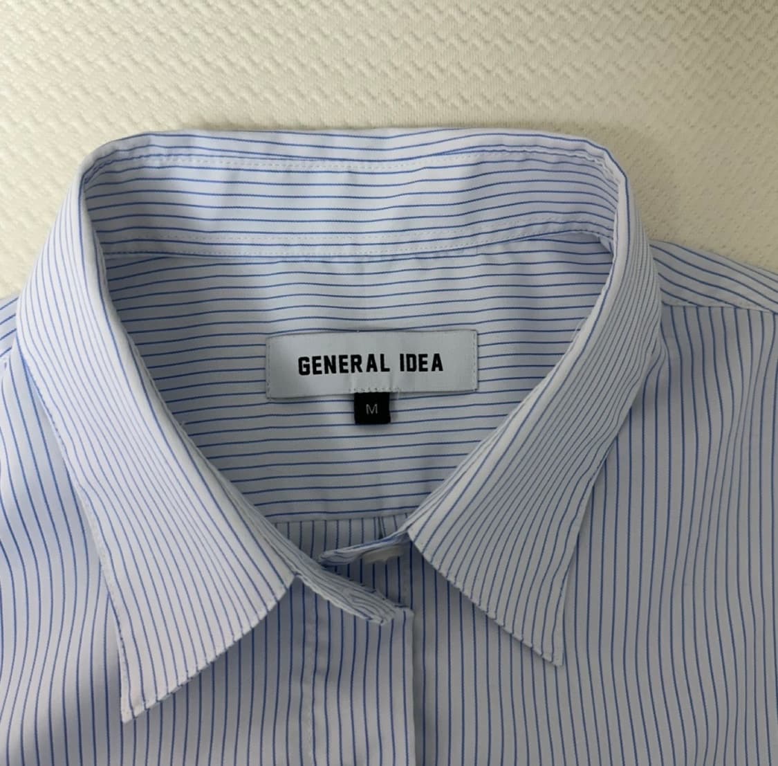 제너럴아이디어 링클프리 클래식 스트라이프 셔츠 M(실착 1회) 상품이미지2