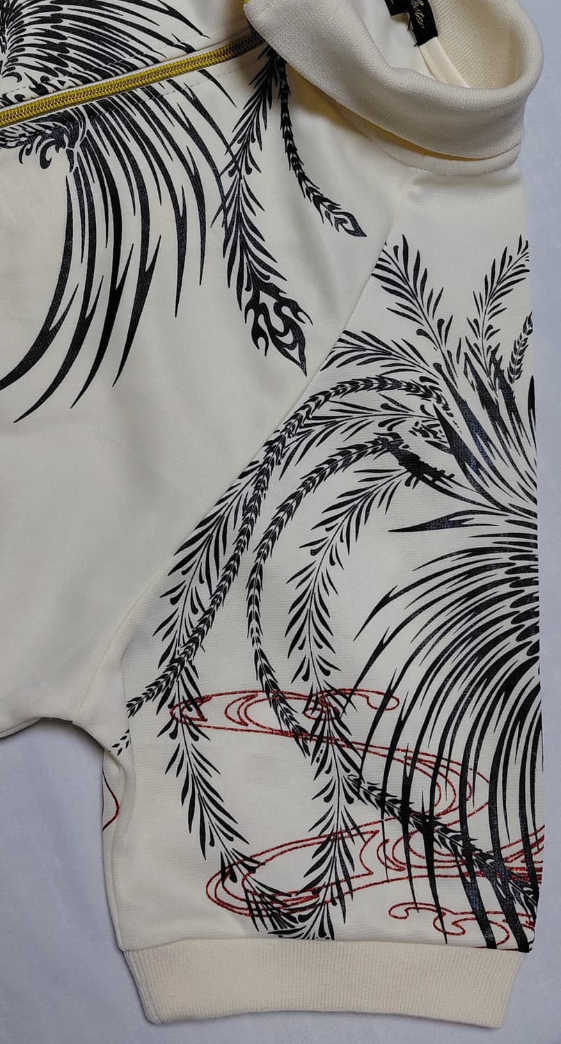 [L/100] Macalester 프린트 반팔 집업 - 스카잔 감성 상품이미지4