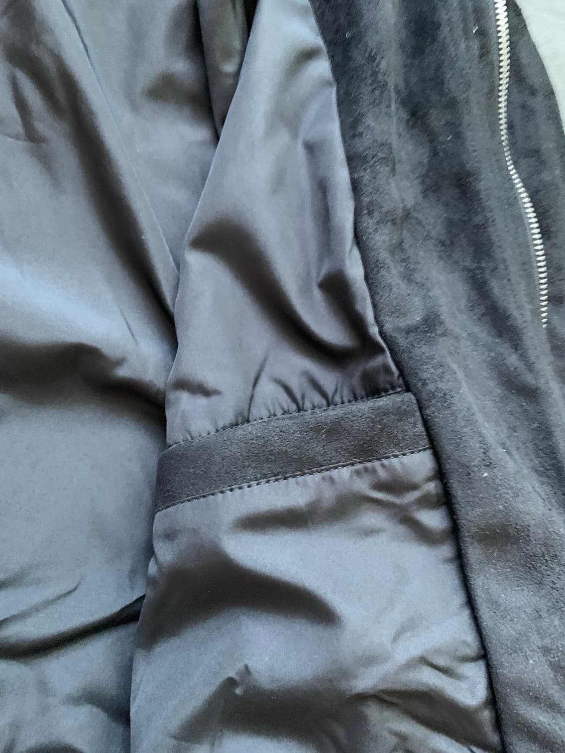 블랙 스웨이드 자켓 L 상품이미지10