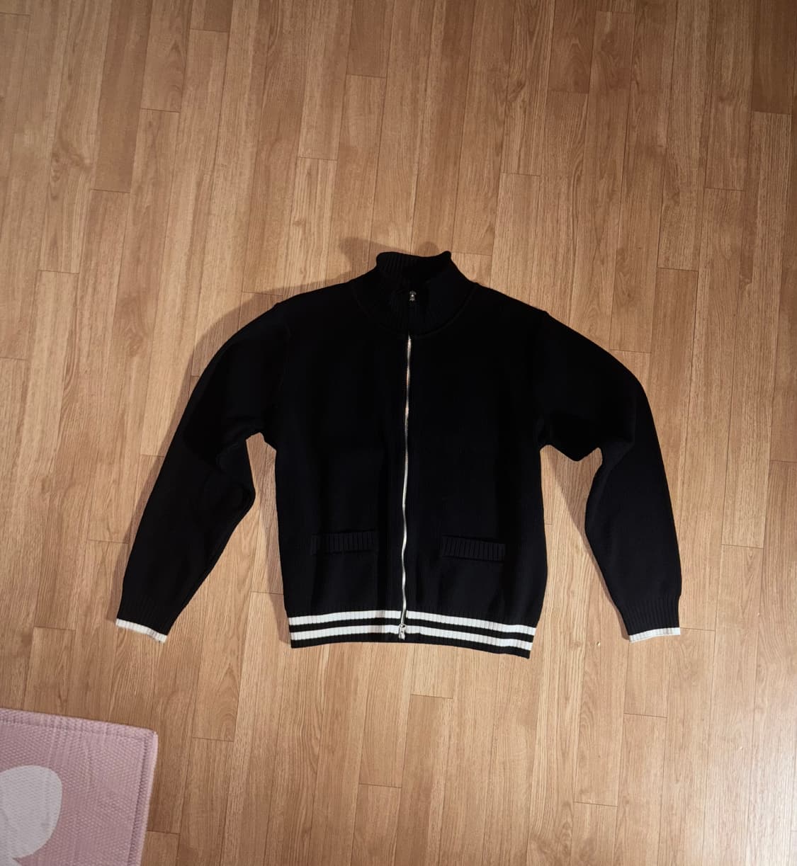 마땡킴 니트집업 상품이미지2