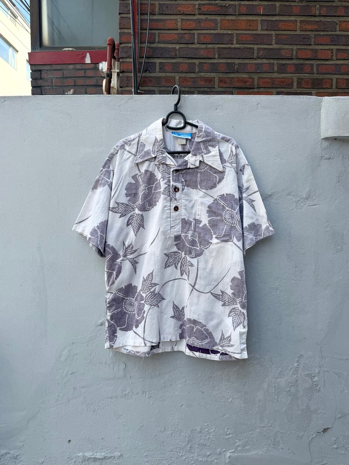 90‘s 오션 퍼시픽 플로럴 패턴 하와이안 셔츠 (OP Sunwear) 상품이미지1