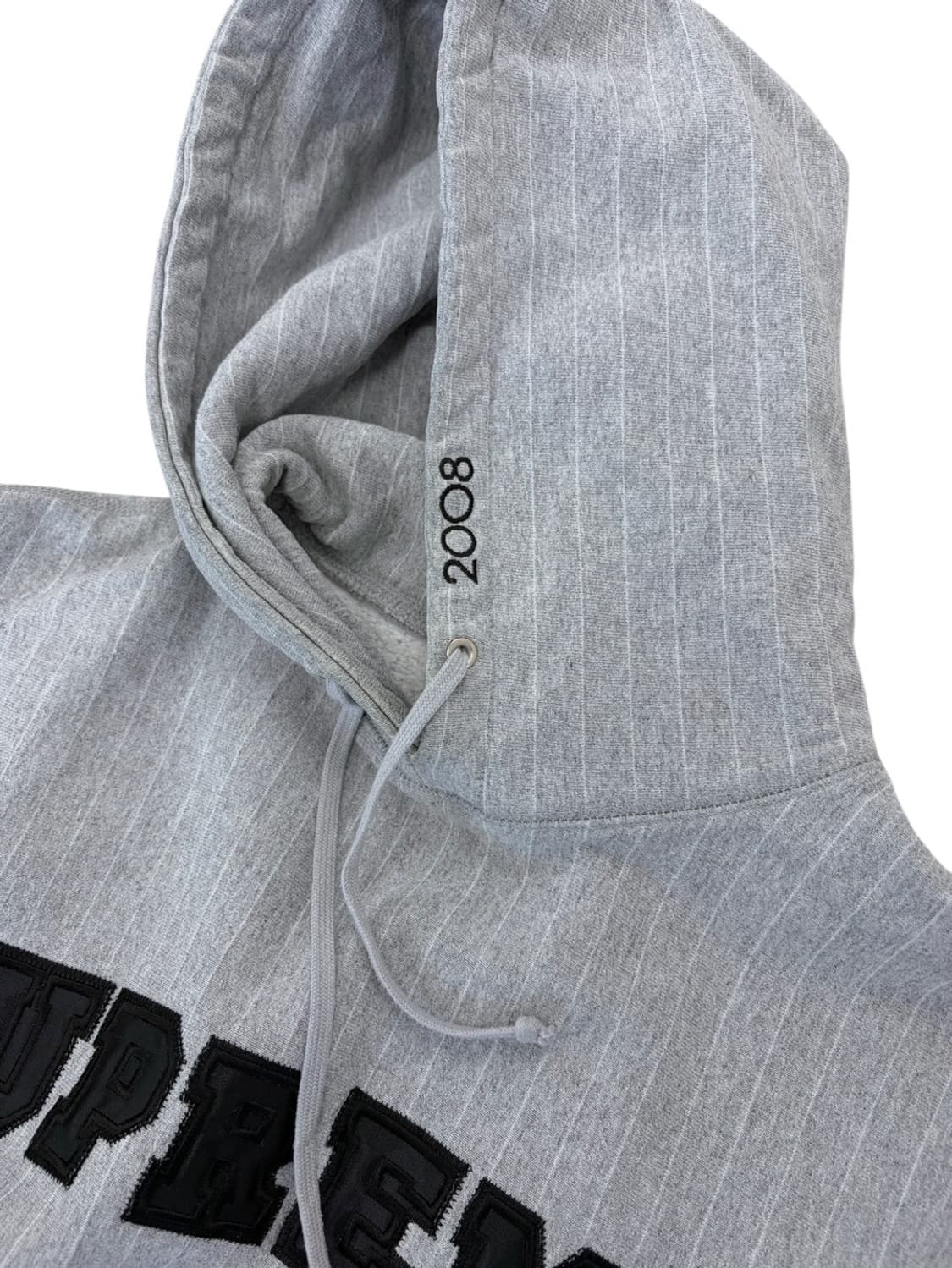 00년대 슈프림 후드티 그레이 (L) 상품이미지4
