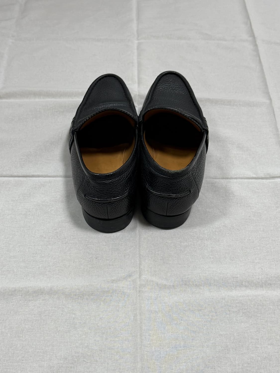 구찌 그레인 레더 로퍼 블랙 uk8 상품이미지3