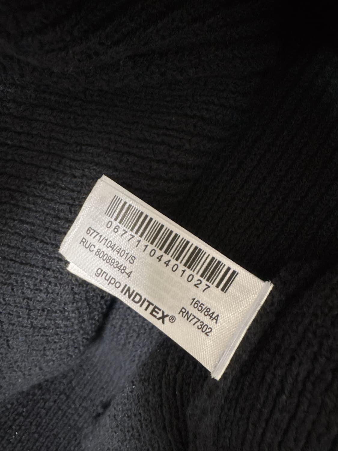 자라 네이비 니트 베스트  상품이미지8