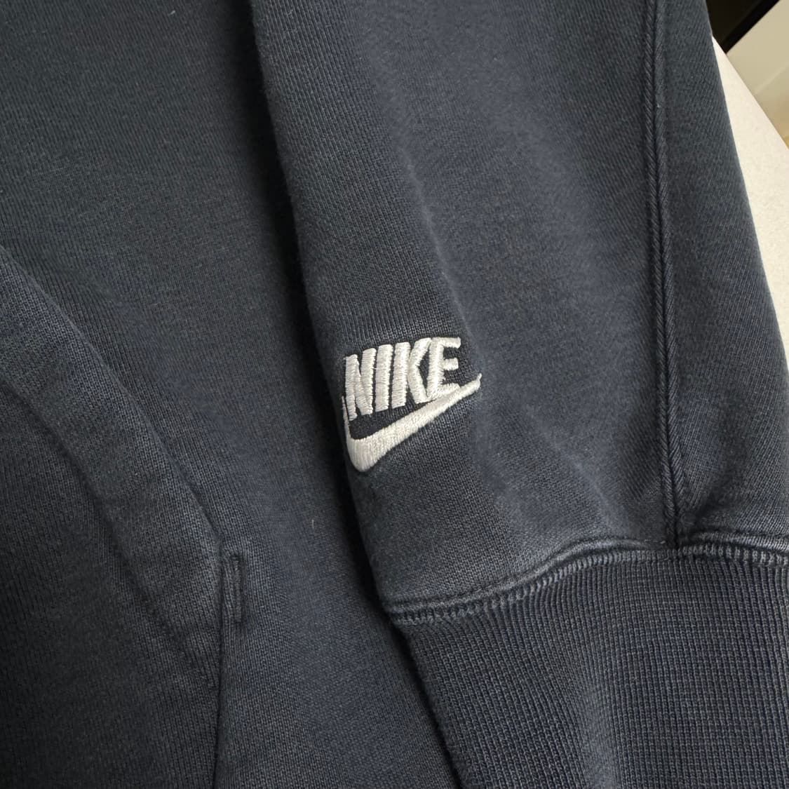 나이키 자수 로고 네이비 후드 XL 상품이미지2