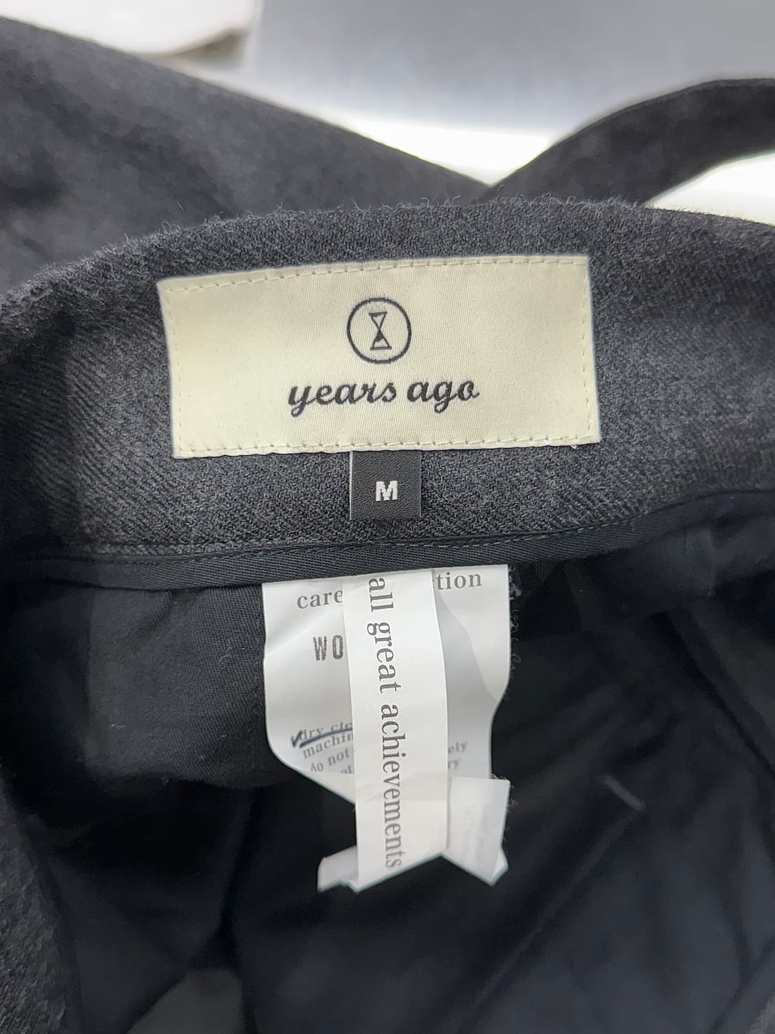 이얼즈 어고 플레어 그레이 더블 브레스티드 울 셋업 상품이미지10