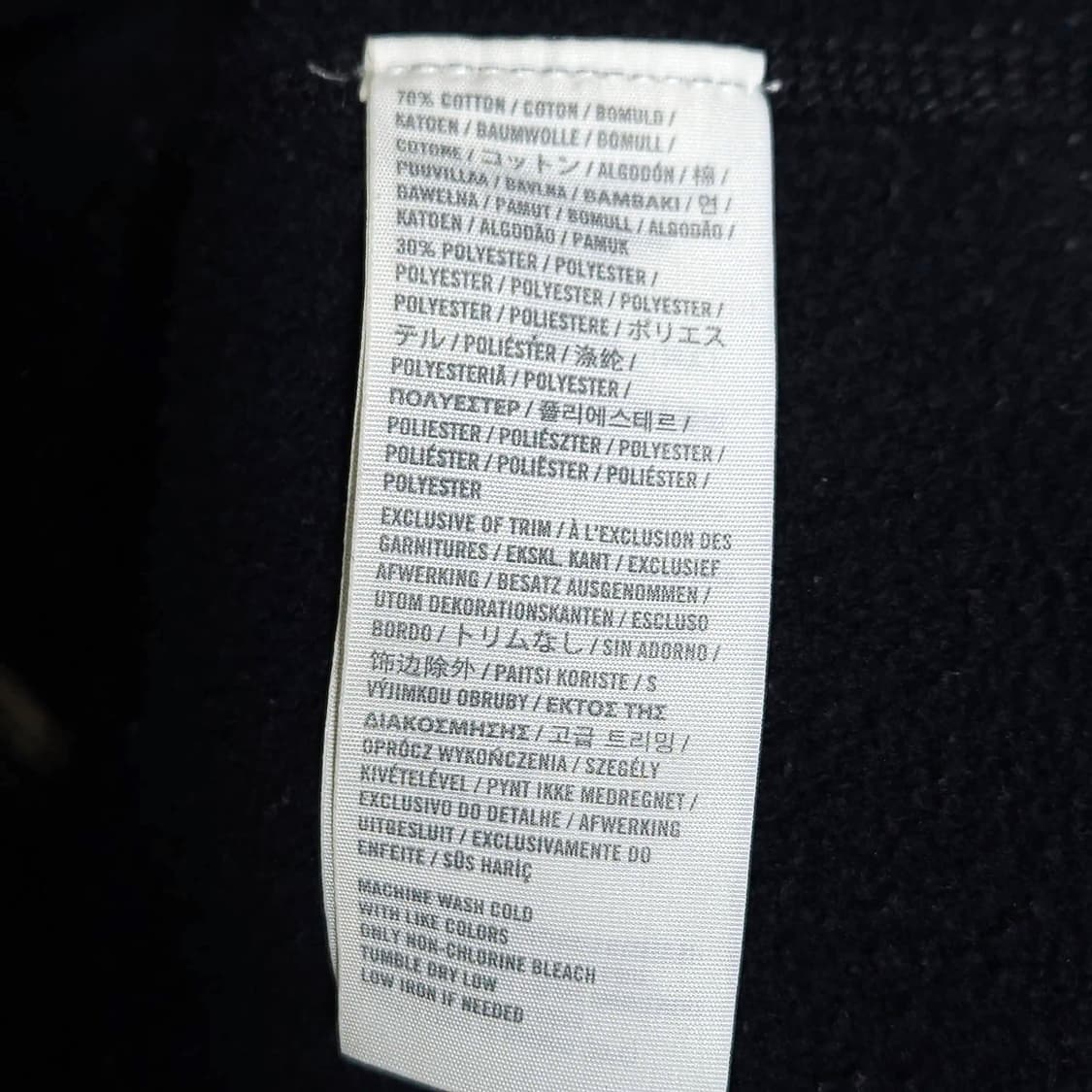 S)아베크롬비 Y2K 후드집업 자켓 워시드 네이비  상품이미지10