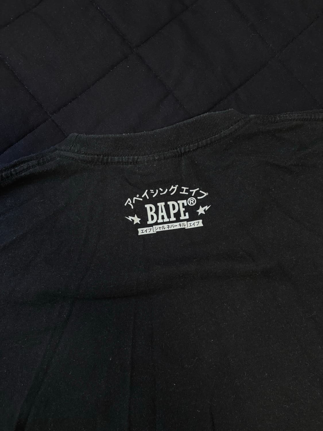 베이프 재팬 빅 에이프 헤드 시티 티셔츠 블랙 XL 상품이미지4