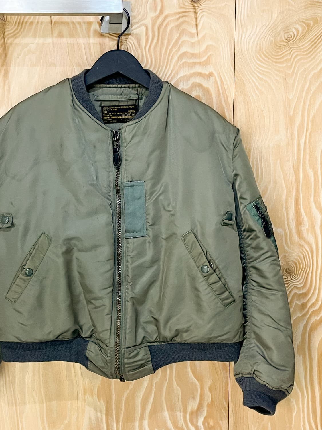 브렌츠 스포츠웨어 U.S.A.D B-15 플라이트 자켓 상품이미지4