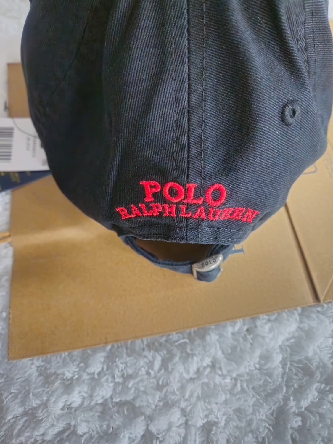 폴로모자 폴로볼캡 새상품(베이지.블랙) 상품이미지2