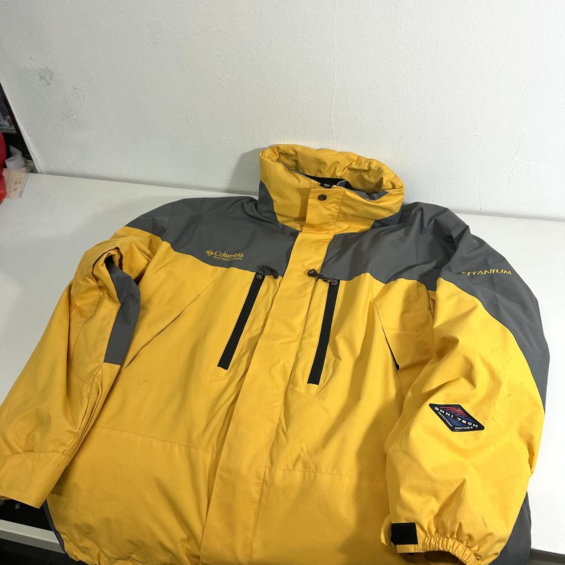 L 105 컬럼비아 후리스탈부착 투웨이 나일론 티타늄 바람막이 상품이미지1