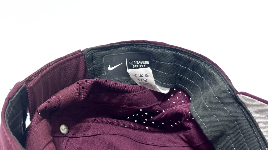 나이키 헤리티지86 드라이핏 버건디 볼캡 ‘Skeleton’ 상품이미지10