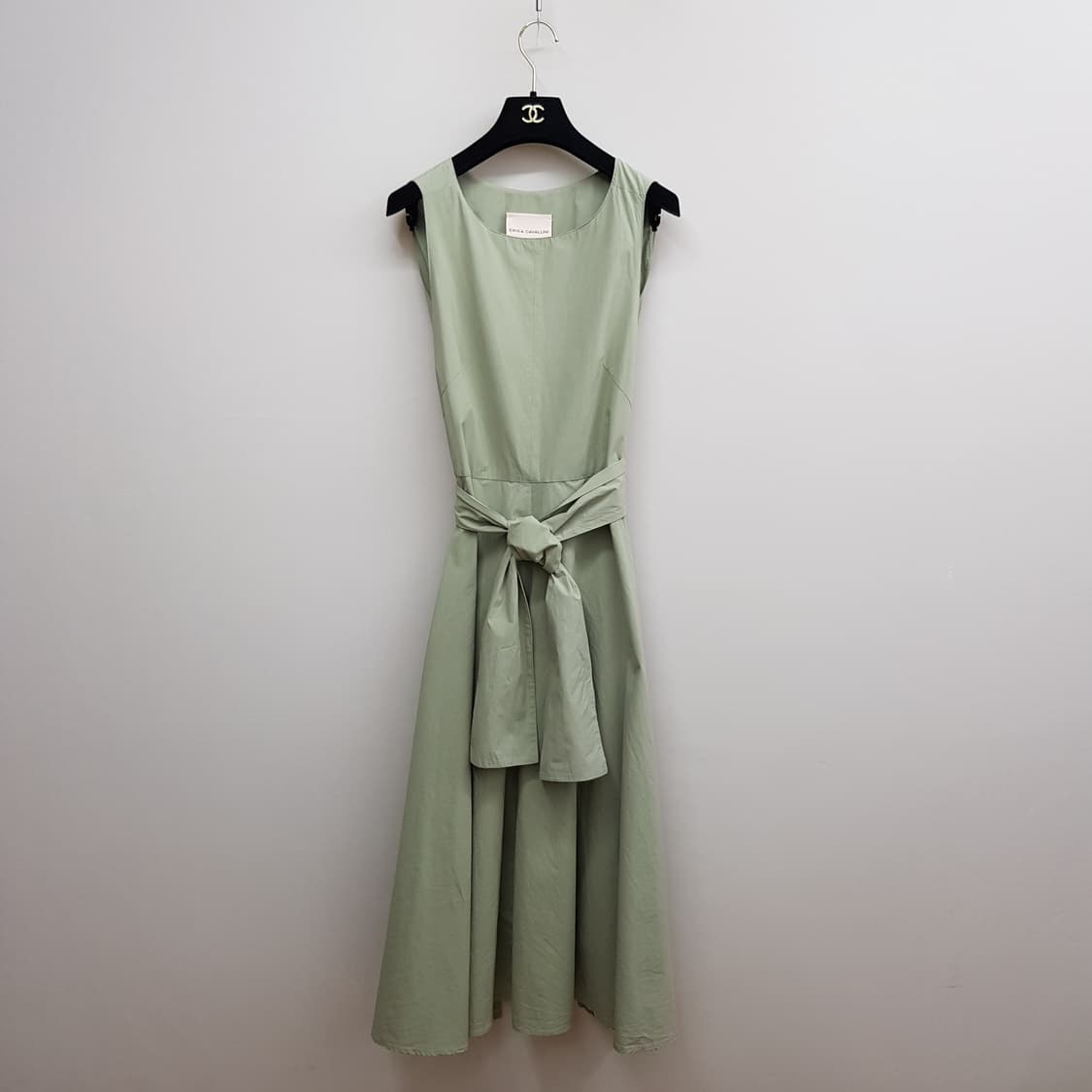 에리카 카발리니 이태리 코튼 플레어 롱 원피스 38사이즈 상품이미지1