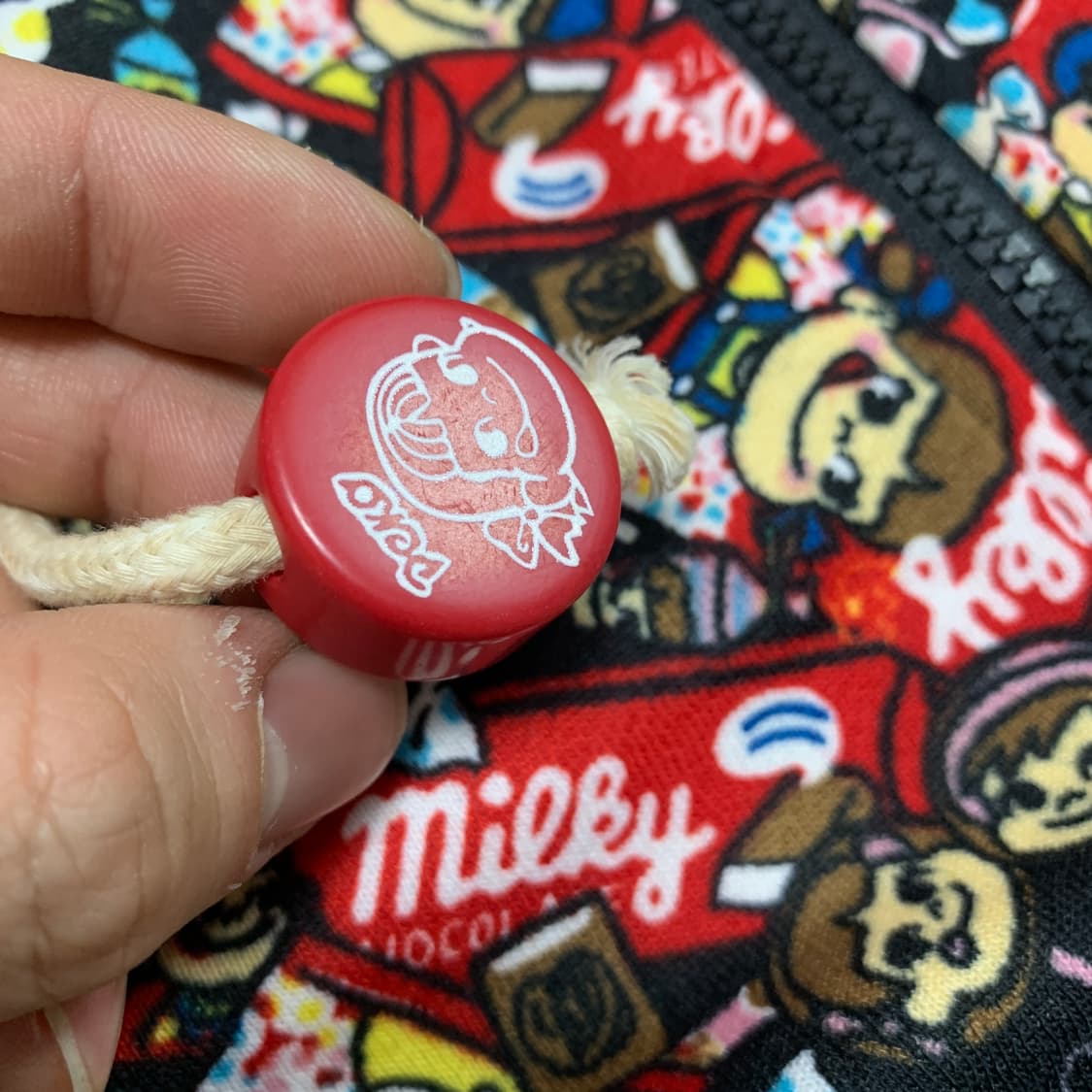 XL)Peko 페코짱 패턴 후드집업 상품이미지5