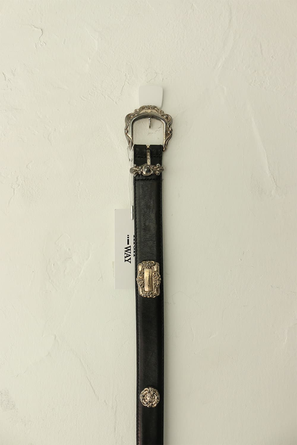 빈티지 웨스턴 레더 스터드 벨트 상품이미지5