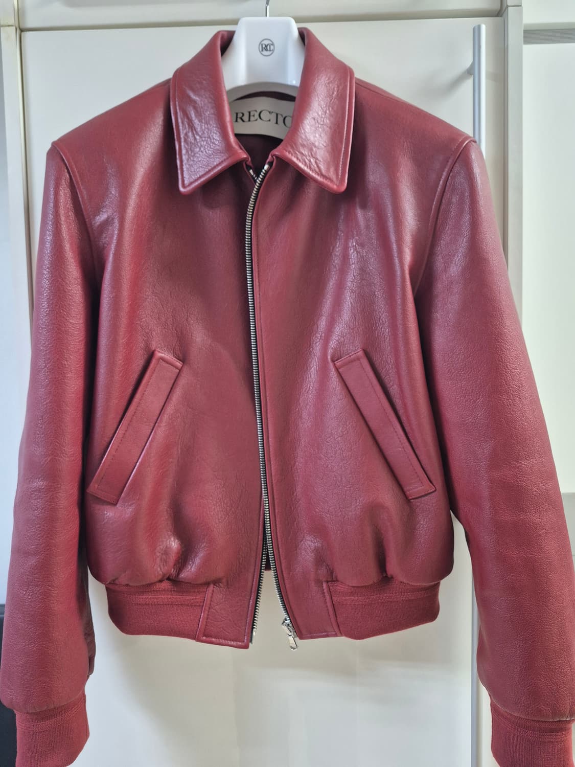 렉토 벤 21 빈티지 레드 점퍼 상품이미지1