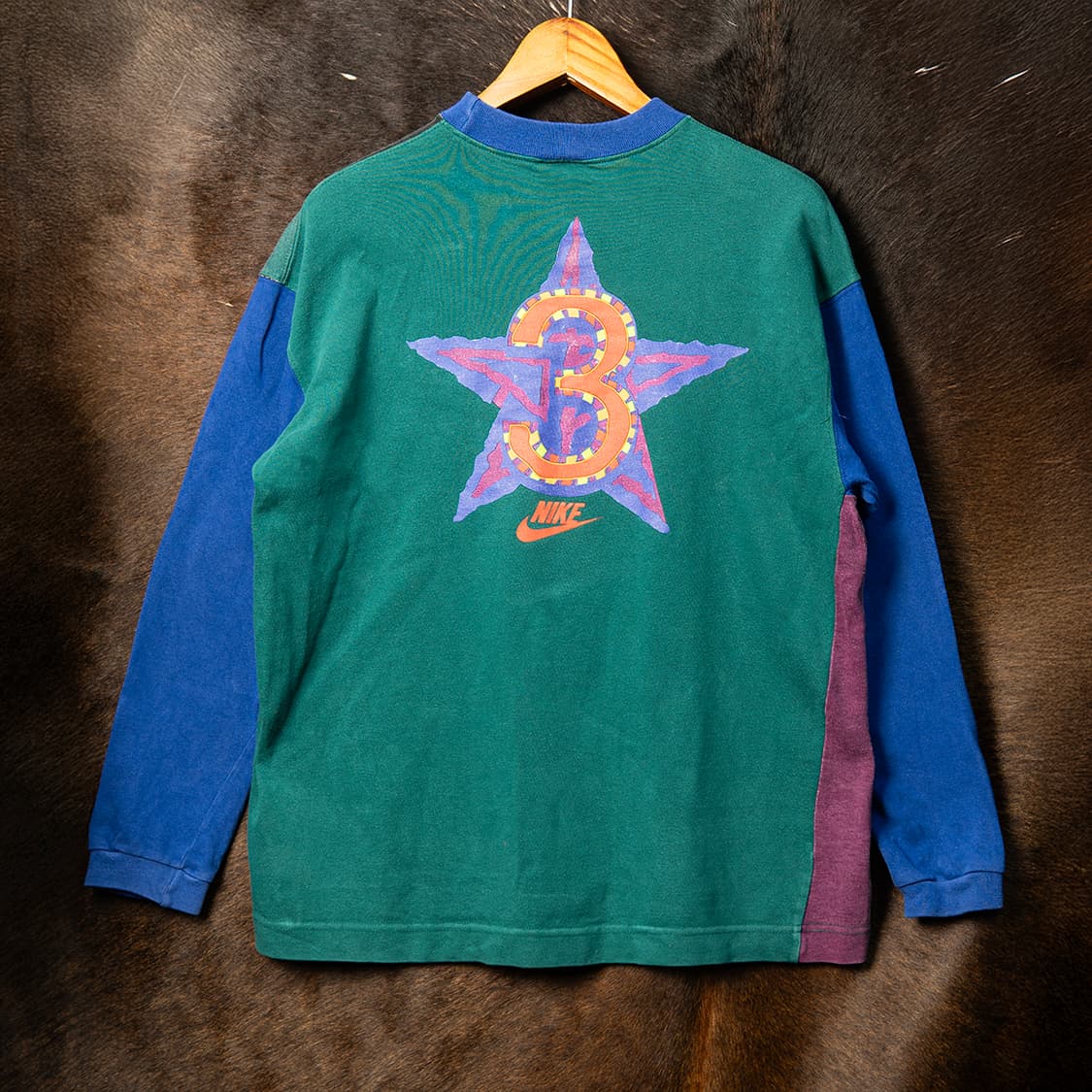 [98] 90s 나이키 USA 메이드 축구 긴팔 티셔츠  상품이미지6