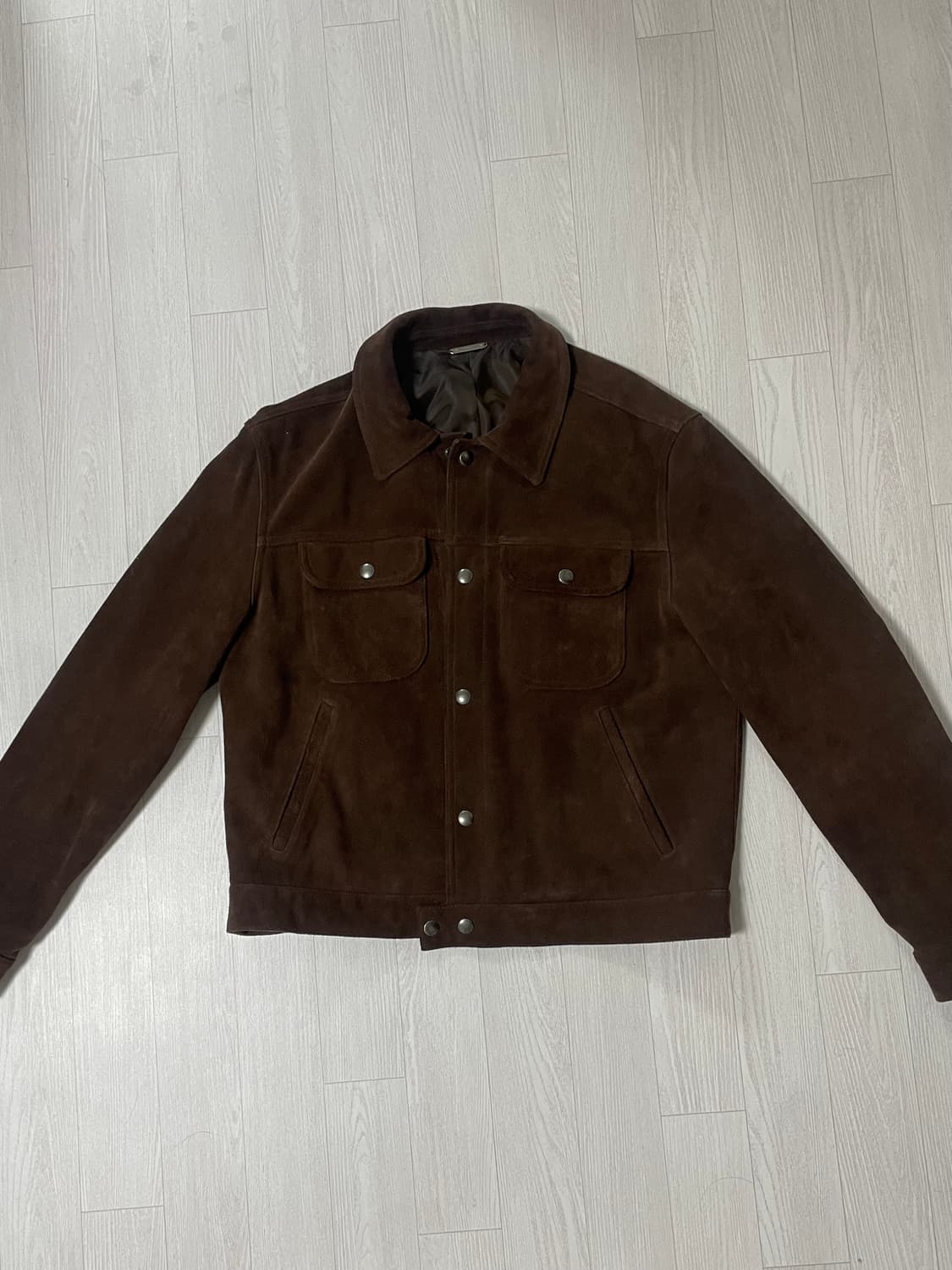 토니웩 스웨이드 트러커 자켓 L 상품이미지1