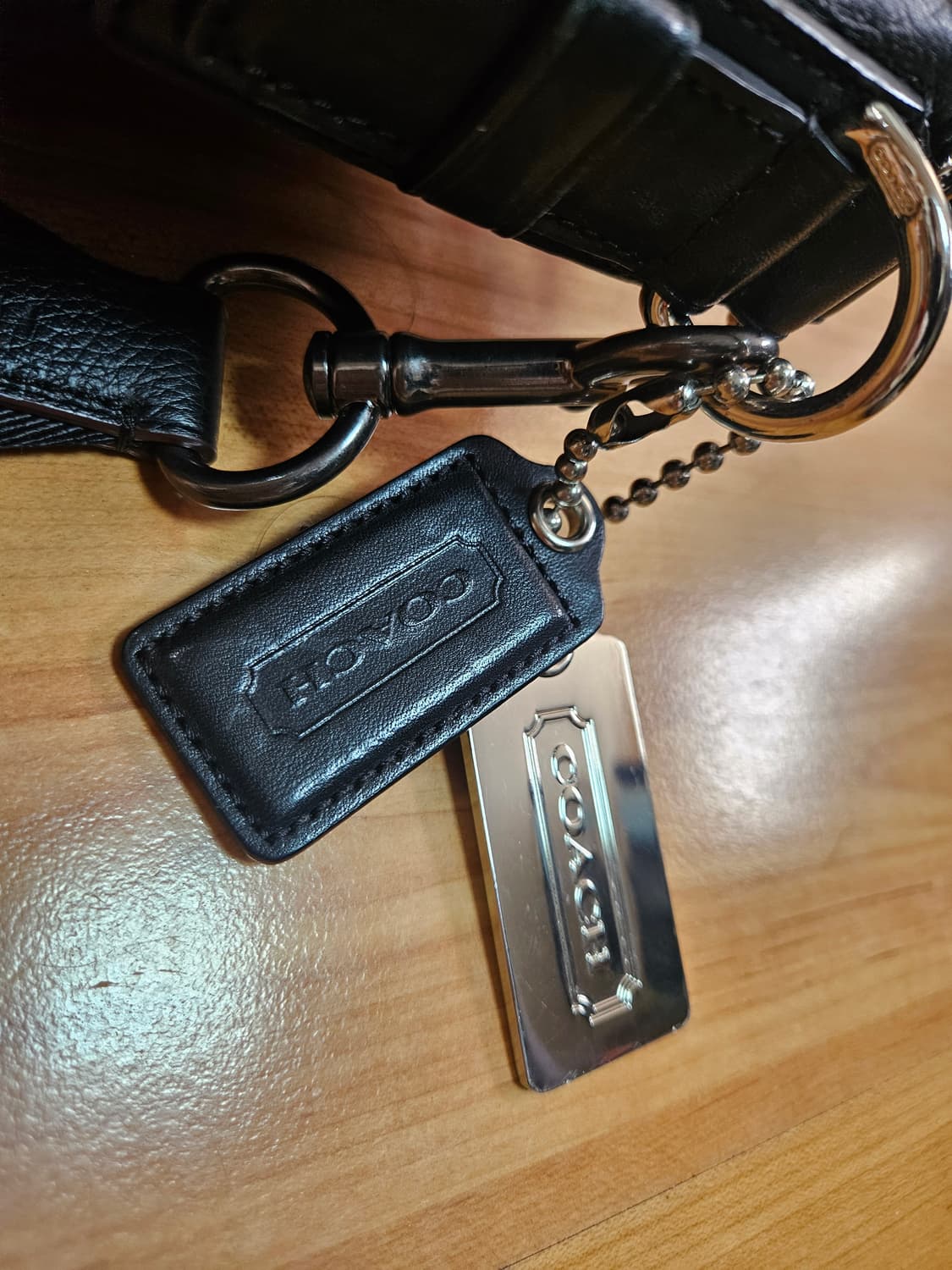 COACH 코치 레더 크로스백 상품이미지8