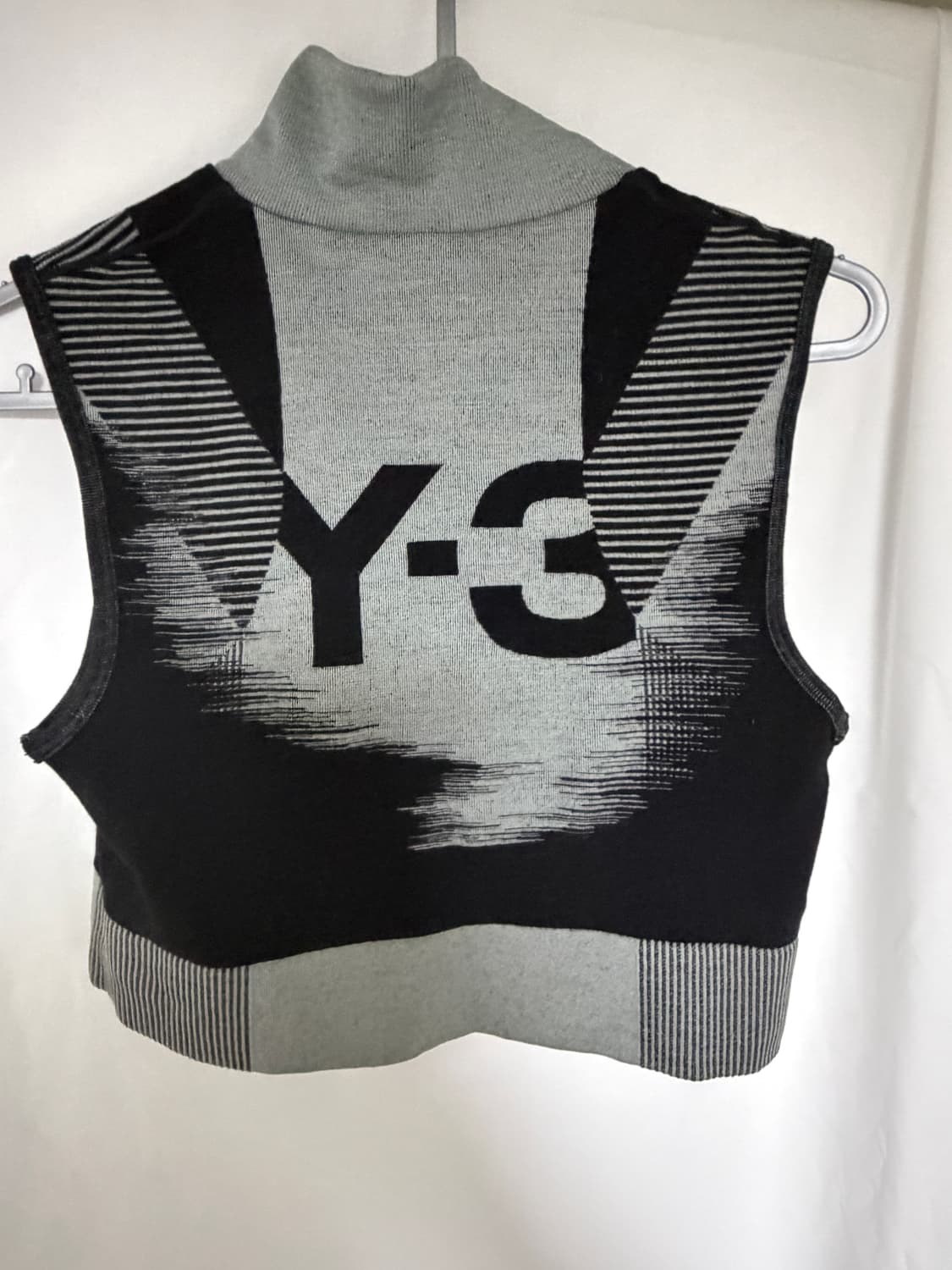 y-3 엔지니어드 니트 크롭 탑 s 상품이미지4
