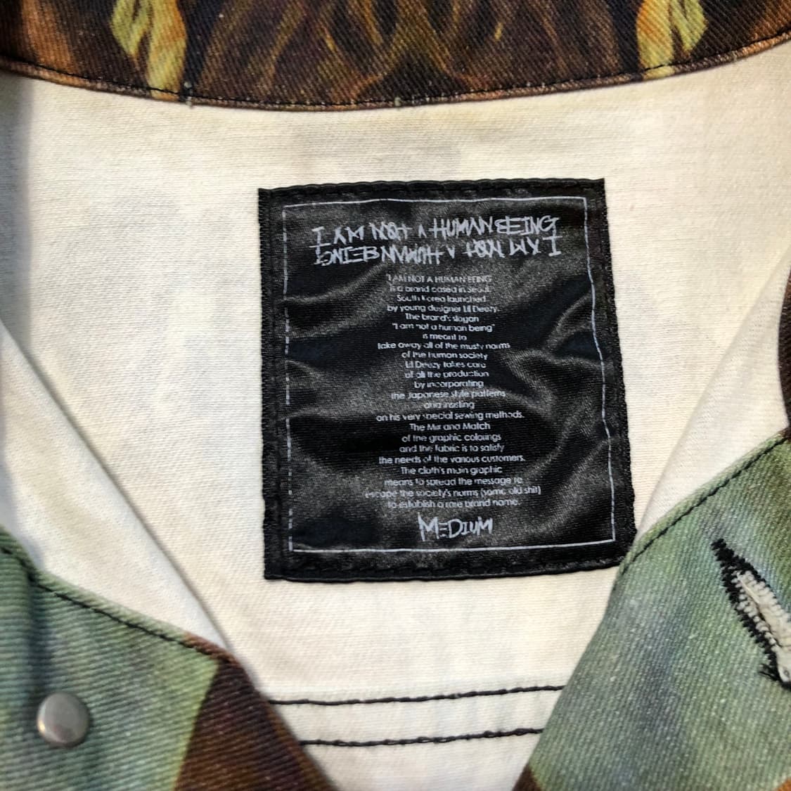 아임낫어휴먼비잉 카라바조 자켓 상품이미지5