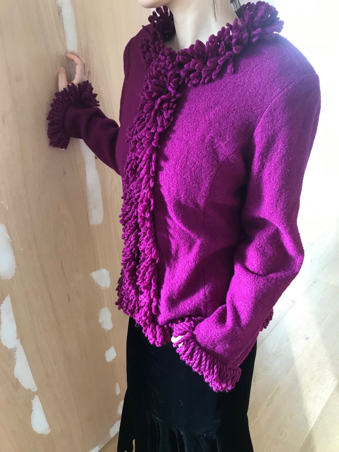 vintage fringe cardigan 상품이미지7