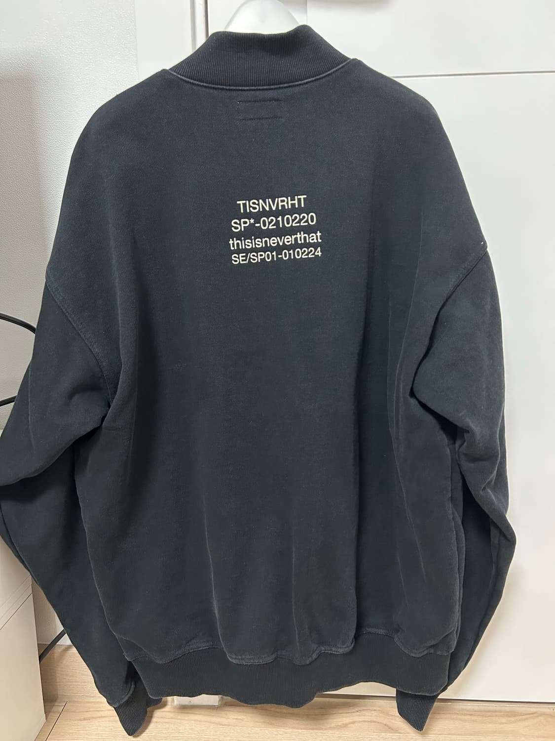 Thisisneverthat 디스이즈네버댓 워시드 하프 집업 상품이미지4