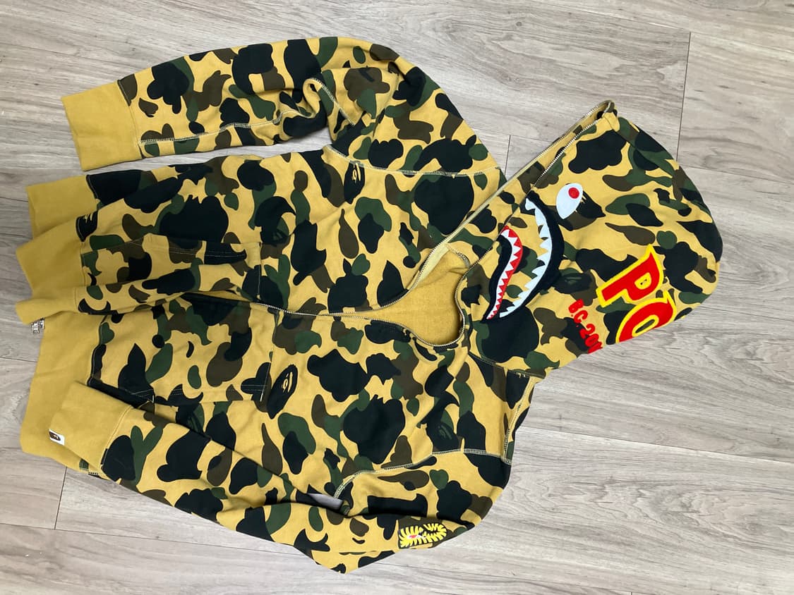 베이프 황계 후드집업 상품이미지1