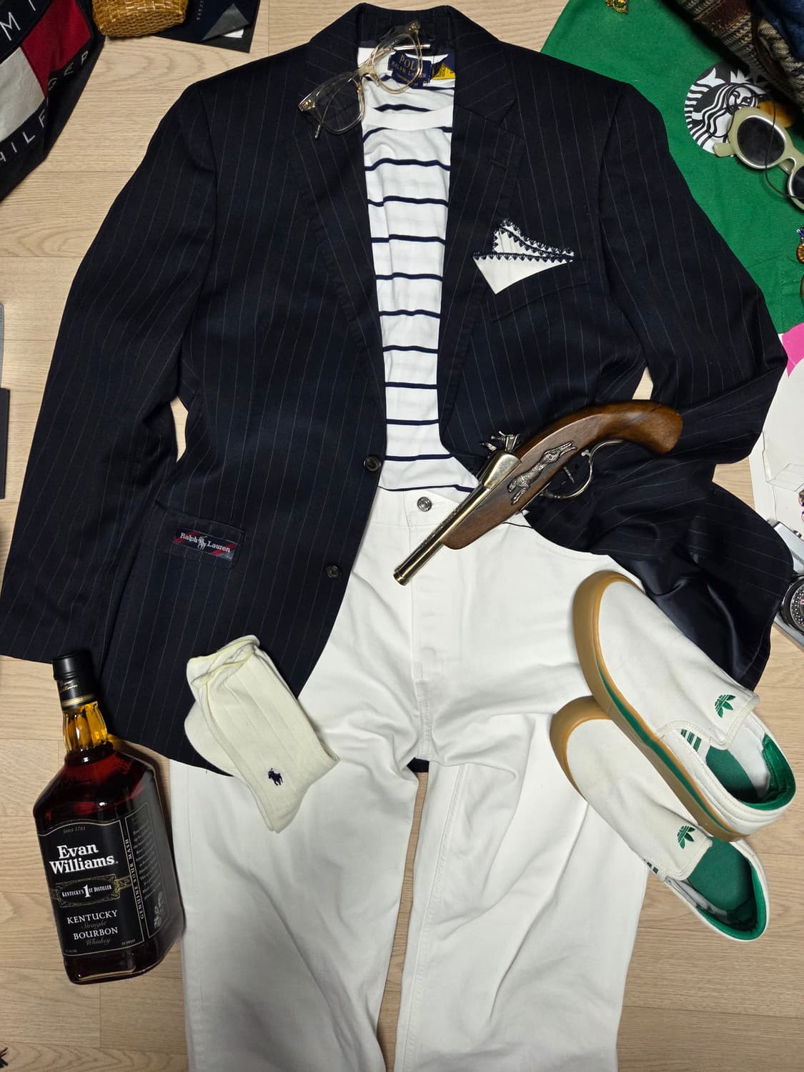 POLO RALPH LAUREN 수트 자켓 블레이저 네이비 상품이미지3