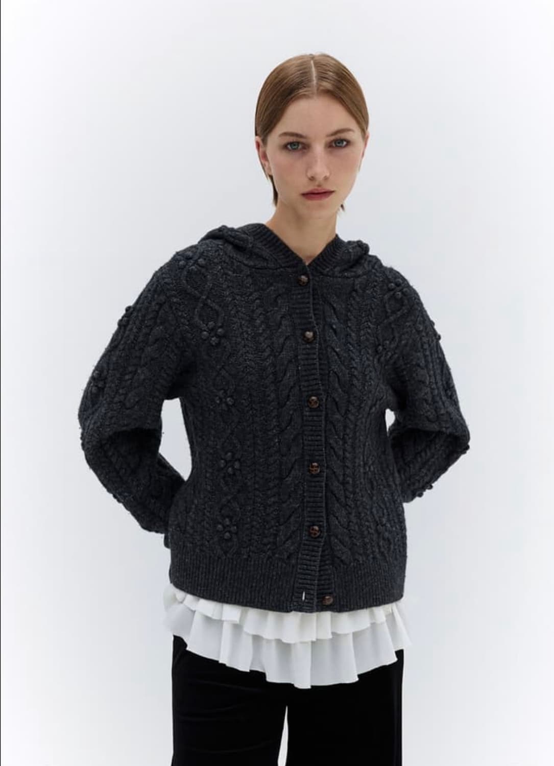 버뮬라 케이블 가디건 상품이미지2