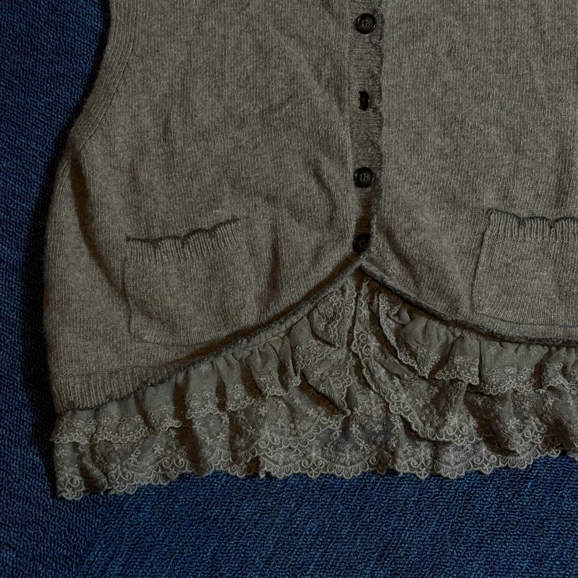 빈티지 모리걸 니트 조끼  상품이미지3