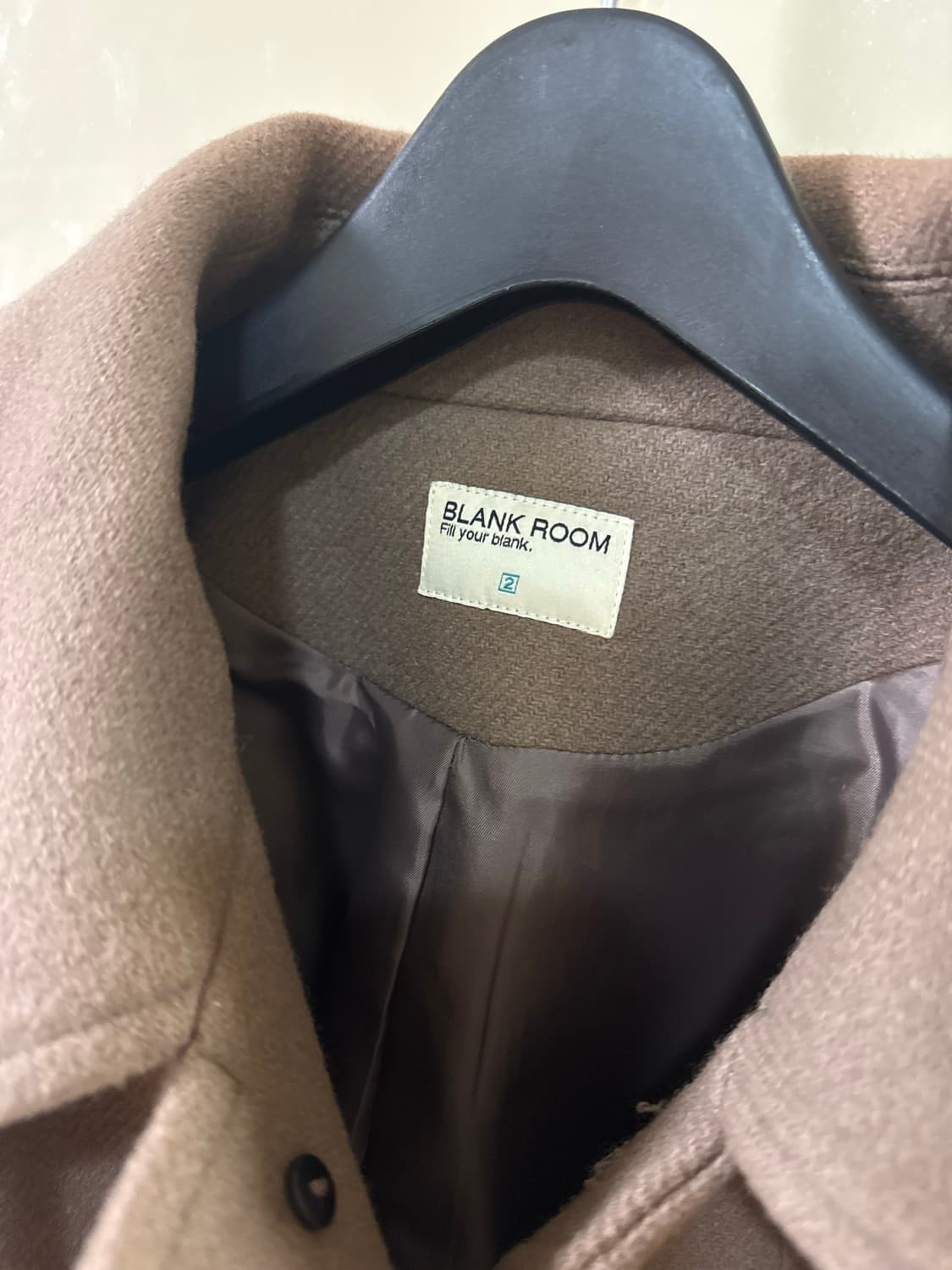 BLANK ROOM 발마칸 울 코트 2사이즈 상품이미지2