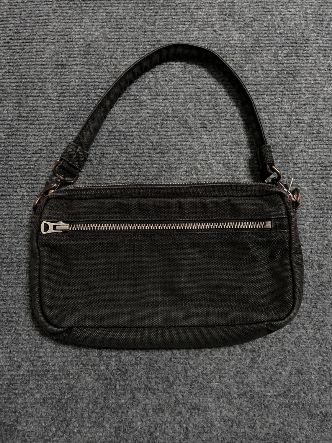 포터 블랙 코튼 핸드백 상품이미지4