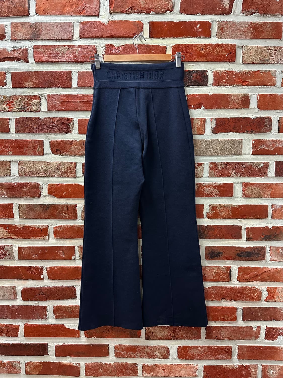(36)디올 21SS 하이웨스트 부츠컷 팬츠 네이비 상품이미지4