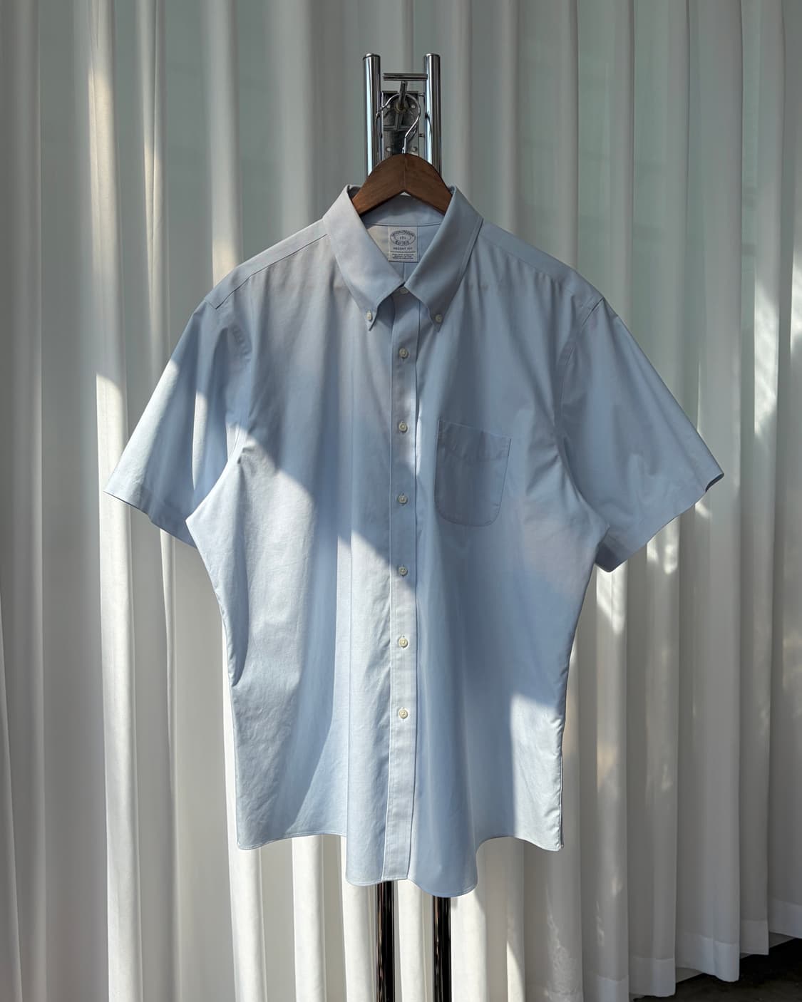 [XL]브룩스브라더스 리젠트핏 수피마 코튼 반팔 셔츠 상품이미지2