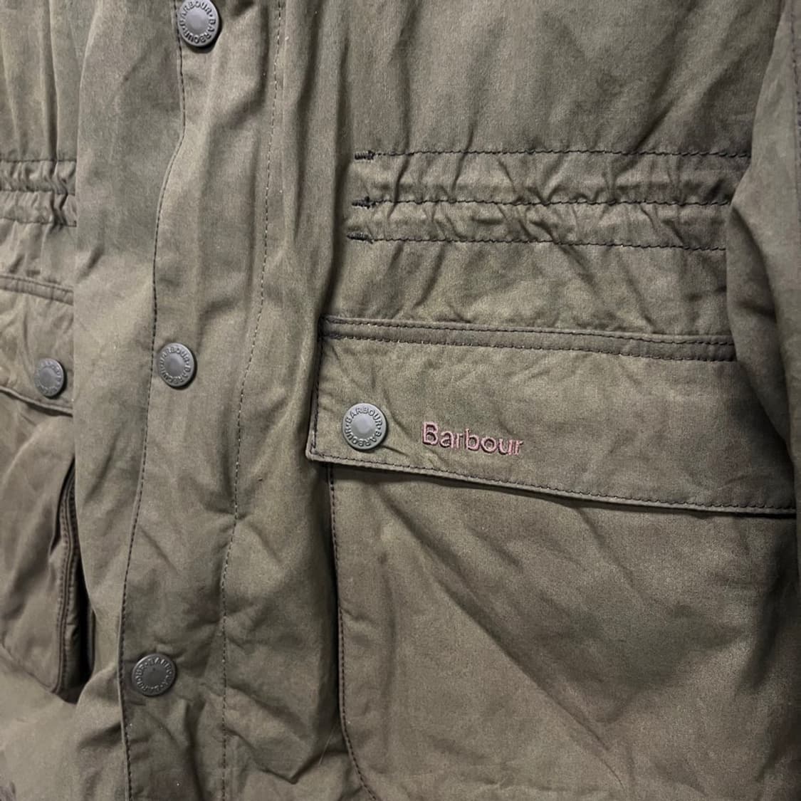 바버 쉐르파 라이닝 클래식 타탄 왁스 코튼 자켓 파카 N000 상품이미지6