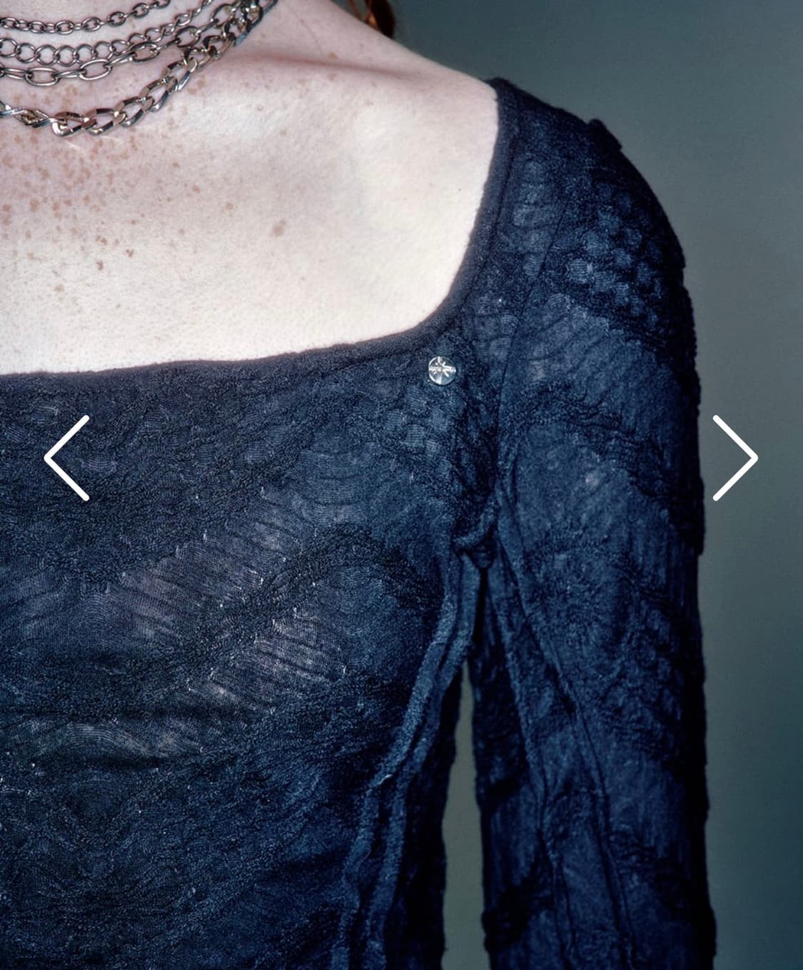 [S] 베이컨트 아카이브 베티 스퀘어넥 롱슬리브 상품이미지2