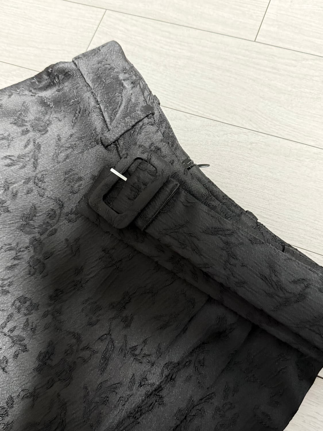 자라 자카드 스커트 벨트 포함 상품이미지4