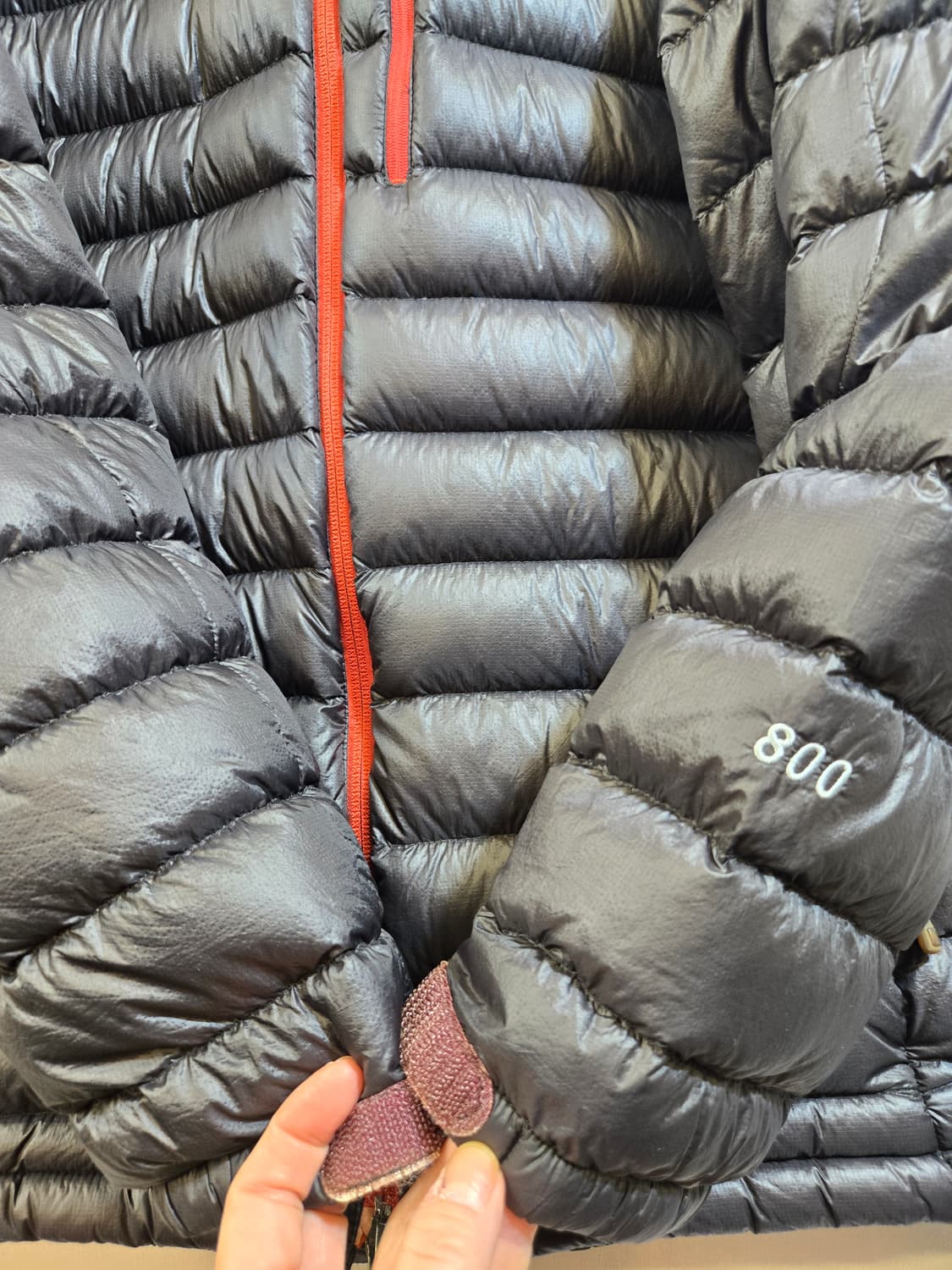 라푸마 블랙 경량 패딩 점퍼 상품이미지4