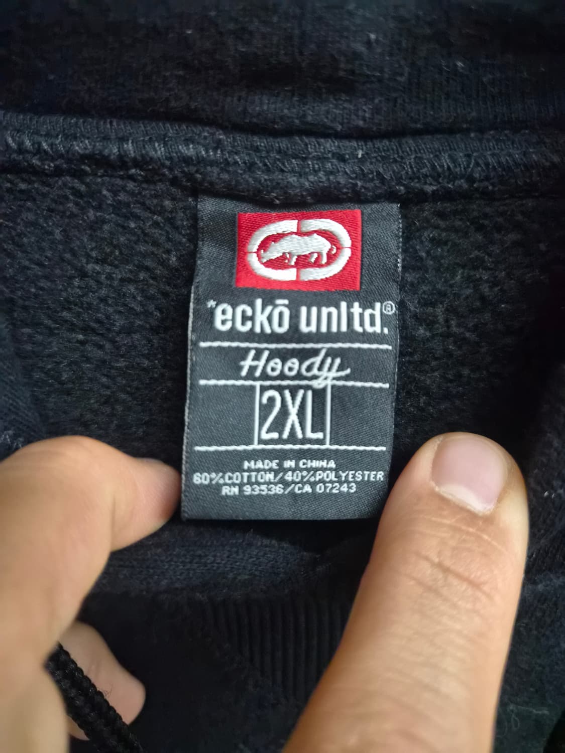 2XL) ECKO 에코 언리미티드 올드스쿨 후드티 팝니다 상품이미지3